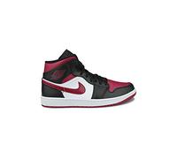 Basket Nike Air Jordan 1 Mid Banned Homme - Rouge/Noir - Cuir 44