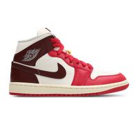 Jordan Aj1 Mid Femme - Baskets, Blanc - Pointure 38.5 - Cuir White 38.5