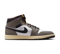 Jordan Aj1 Mid Homme - Baskets, Blanc - Pointure 43 - Cuir, Synthétique White 43