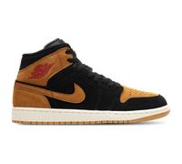 Jordan Aj1 Mid Homme - Baskets, Noir - Pointure 43 - Cuir, Synthétique Black 43