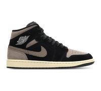 Jordan Aj1 Mid Homme - Baskets, Noir - Pointure 45 - Cuir, Synthétique Black 45
