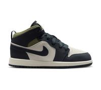 Jordan Aj1 Mid - Sneakers Bébé - Beige - Pointure 33.5 - Cuir Beige 33.5