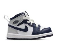 Jordan Aj1 Mid - Sneakers Bébé - Blanc - Pointure 25 - Cuir White 25