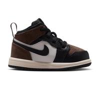 Jordan Aj1 Mid - Sneakers Bébé - Noir - Pointure 19.5 - Cuir Black 19.5