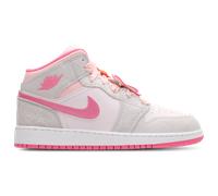 Jordan Aj1 Mid - Sneakers Enfant - Gris - Pointure 38.5 - Cuir Grey 38.5