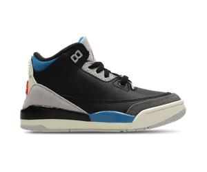 Jordan AJ3 - Sneakers Bébé - Noir - Pointure 35 - Cuir Black 35