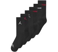Jordan Baby Boy's Legend Crew 6-Pack (Infant/Toddler/Little Kids/Big Kids), Noir, 2