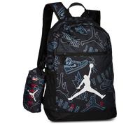 Jordan Set Sac à dos et étui Air Noir Code 9B0503-KR5, noir/gris, taille unique
