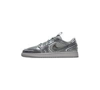 Jordan Baskets basses 'AIR JORDAN 1' gris / argent / blanc, Taille 38