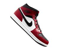 Jordan Baskets hautes 'Air 1' rouge feu / noir / blanc, Taille 42