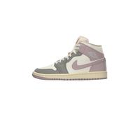 Jordan Baskets hautes 'Air Jordan 1' chamois / beige clair / gris foncé / lilas, Taille 43