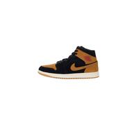 Jordan Baskets hautes 'Air Jordan 1' cognac / noir, Taille 45