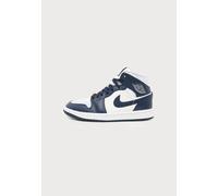 Jordan Baskets hautes 'Air Jordan 1 Mid SE' bleu marine / gris clair / blanc, Taille 36
