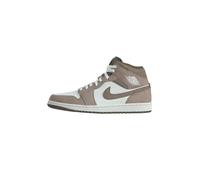 Jordan Baskets hautes 'AIR JORDAN 1' taupe / blanc, Taille 46