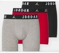 Jordan Bébé Fille Flight Cotton Core 3pk BB Boxeur Ajusté, Rouge/Noir, L EU