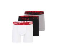 Jordan Boxers 'FLIGHT' gris / rouge / noir / blanc, Taille L