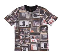 Jordan Brooklyn Aop Enfant - T-Shirts, Noir - Taille 137 - 147 CM - Jersey de coton Black 137 - 147 CM