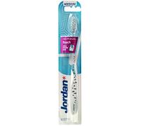 JORDAN - Brosse à Dents Individual Reach Medium, Nettoyage Efficace et Design Unique (Motif Aléatoire)