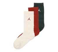 Jordan Chaussettes beige / vert / rouge, Taille 5-7Y