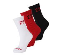 Jordan Chaussettes de sport 'ESSENTIAL' rouge / noir / blanc, Taille 46-50