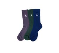 Jordan Chaussettes 'Everyday' bleu marine / sapin / lavande / blanc, Taille 38-42