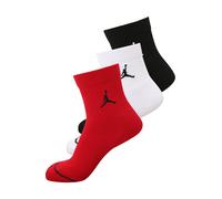 Jordan Chaussettes 'Everyday' rouge / noir / blanc, Taille 38-42