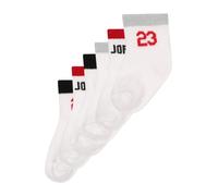 Jordan Chaussettes gris / rouge / noir / blanc, Taille 18,5-23,5