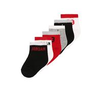 Jordan Chaussettes gris / rouge / noir / blanc, Taille 18,5-23,5
