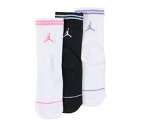 Jordan Chaussettes lilas / rose clair / noir / blanc, Taille 5-7Y