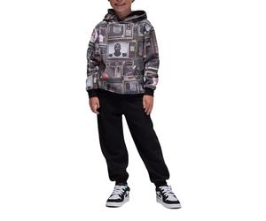 Jordan Combinaison Garçon MJ Brooklyn Aop Noir Taille 3-4 A Code 85F239-023