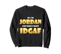 Jordan Costume IDGAF Funny Meme Halloween Costume for Jordan Sweatshirt