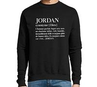 Jordan | Définition Objective | Sweat Homme Personnalisé Prénom Humour 3XL