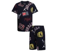 Jordan Ensemble T-shirt et short pour enfant 23 Ring Aop Noir, Noir/multicolore, 2-3 ans