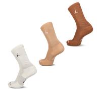 Jordan Everyday Cushioned Ankle 3 Pack Unisexe - Chaussettes, Marron - Taille 43 - 46 - Coton Brown 43 - 46