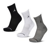 Jordan Everyday Cushioned Crew 3 Pack Unisexe - Chaussettes, Blanc - Taille 35 - 38 White 35 - 38