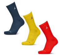 Jordan Everyday Cushioned Crew 3 Pack Unisexe - Chaussettes, Bleu - Taille 35 - 38 Blue 35 - 38