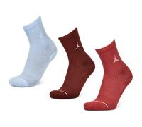 Jordan Everyday Cushioned Crew 3 Pack Unisexe - Chaussettes, Bleu - Taille 35 - 38 Blue 35 - 38