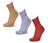 Jordan Everyday Cushioned Crew 3 Pack Unisexe - Chaussettes, Marron - Taille 43 - 46 Brown 43 - 46
