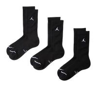 Jordan Everyday Cushioned Crew 3 Pack Unisexe - Chaussettes, Noir - Taille 43 - 46 Black 43 - 46
