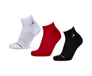 Jordan Everyday Max Ankle 3 Pack Unisexe - Chaussettes, Noir - Taille 35 - 38 Black 35 - 38