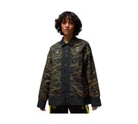 Jordan, Femme, Vestes, Noir, Taille: 40 FR Paris Saint-Germain Noir/Jaune Sweat à capuche