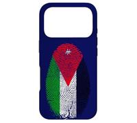 Jordan Flag Fingerprint Jordanian Gift for Jordanians Coque pour iPhone 17 Pro