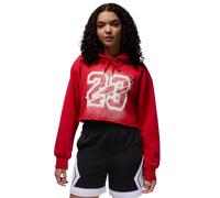 Jordan Flight Femme - Sweats à capuche, Rouge - Taille L - Jersey de coton Red L