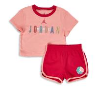 Jordan Girls Bff Summer Set Bébé - Survêtements, Rose - Taille 104 - 110 CM - Jersey de coton Pink 104 - 110 CM