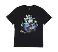 Jordan, Homme, Tops, Noir, Taille: XL T-shirt Graphique Noir | Mousse Menthe Manches Courtes