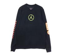 Jordan, Homme, Tops, Noir, Taille: XL T-Shirt Manches Longues Hybride Sport DNA