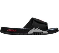 Jordan Hydro V Retro Claquettes pour homme (555501-061, noir/rouge feu/argent), Noir/rouge feu/argenté, 41 EU