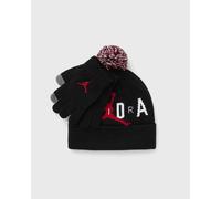 Jordan Set 'JAN' gris chiné / rouge / noir / blanc, Taille XXXS