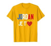 Jordan Je t'aime Bardella Rassemblement 2027 Francais T-Shirt, Homme, Doré Vif, S