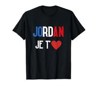Jordan Je t'aime Bardella Rassemblement 2027 Francais T-Shirt, Homme, Noir, L